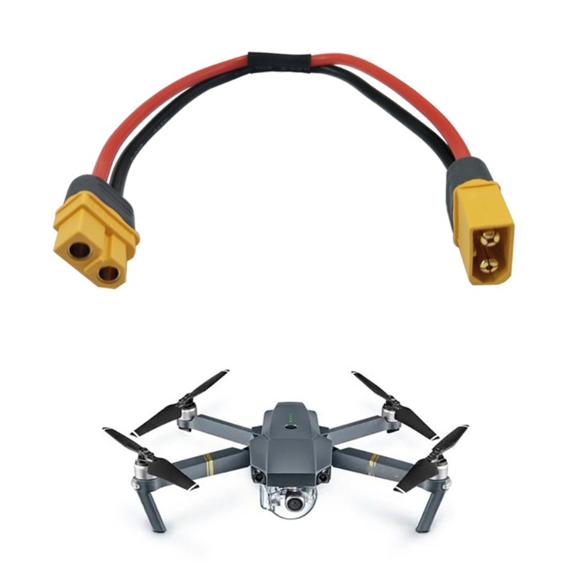 Konektor Kabel zzz XT60 Male Female XT-60 Plug Line 14AWG Kawat Silikon Untuk RC Lipo FPV- Drone 30CM/11.8in