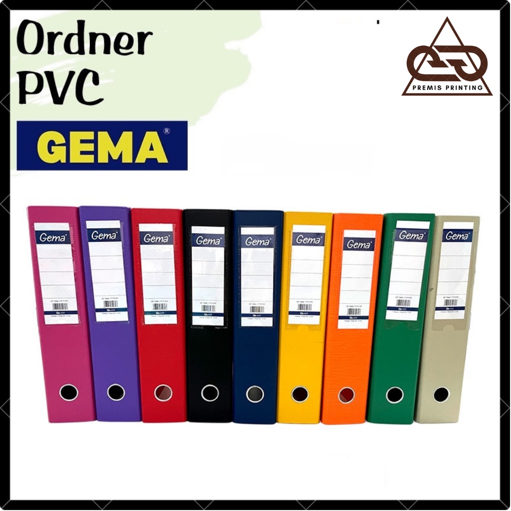 

Ordner PVC Folio F4 / Lever Arch File Gema / Tempat Berkas