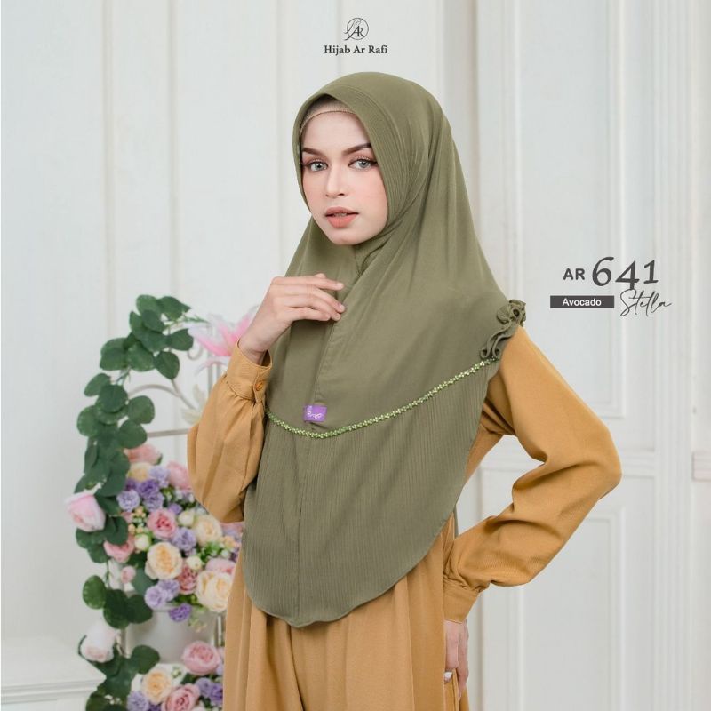 Hijab Arrafi AR 641 Hijab Bergo Daily Arrafi