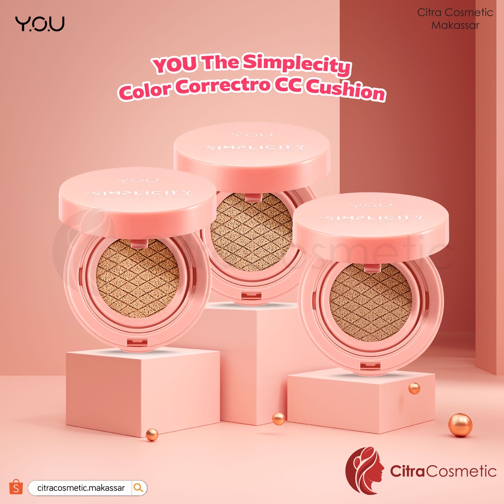 You The Simplycity CC Cushion Series | 01 Milky Beige | 02 Honey Beige