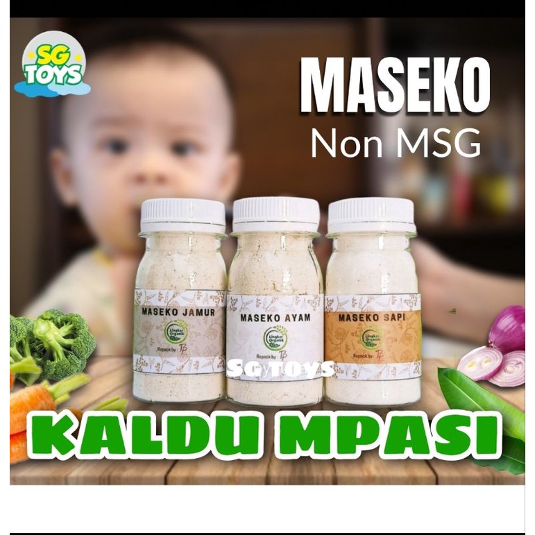 MASEKO KALDU MPASI NON MSG | KALDU MPASI BAYI | KALDU BAYI | KALDU JAMUR ORGANIK | MPASI ORGANIK - M