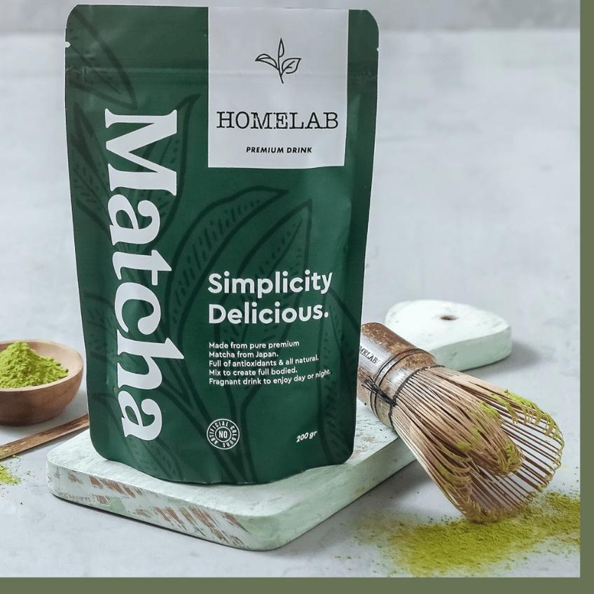

New | KJ5|Homelab Bubuk Minuman Matcha Premium / Greentea Matcha Powder - 200 Gr