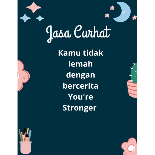 Jasa Curhat/Teman Ngobrol