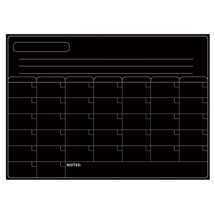 

Papan Jalan Ri526 Magnetic Dry Erase Board Calendar Whiteboard Refrigerator Sticke