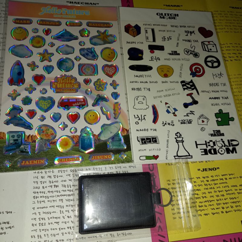 Merchandise MD NCT DREAM Luggage Sticker Glitch Mode