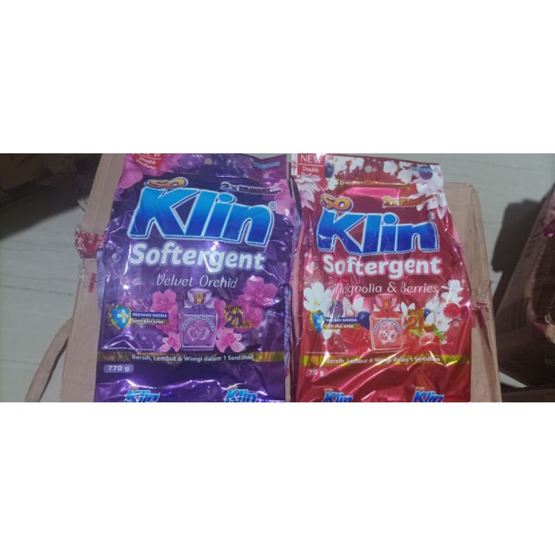 Detergent Bubuk Soklin Softergent 770gr