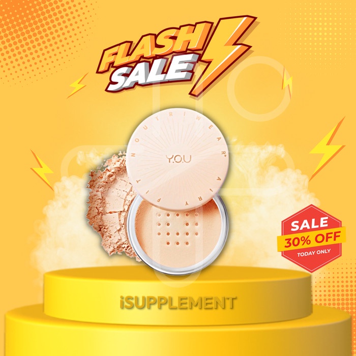 NoutriWear Airy Fit Loose Powder Nourishing Bedak Tabur You - ClassicIvory