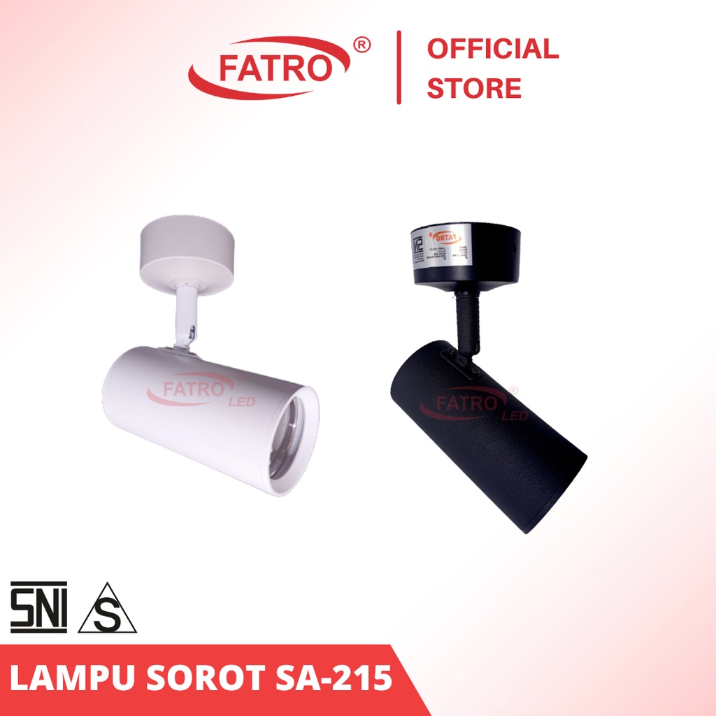 FATRO Lampu Sorot Dekorasi MR 16 - LAMPU SOROT MR16 / FITING SOROT MR 16 - LAMPU PLAFON DAN REL