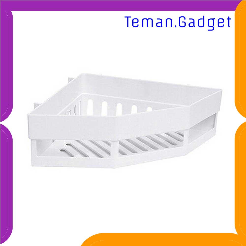 TG-RAK ZGRK Rak Gantungan Sudut Dinding Kamar Mandi Corner Shelf - ST145