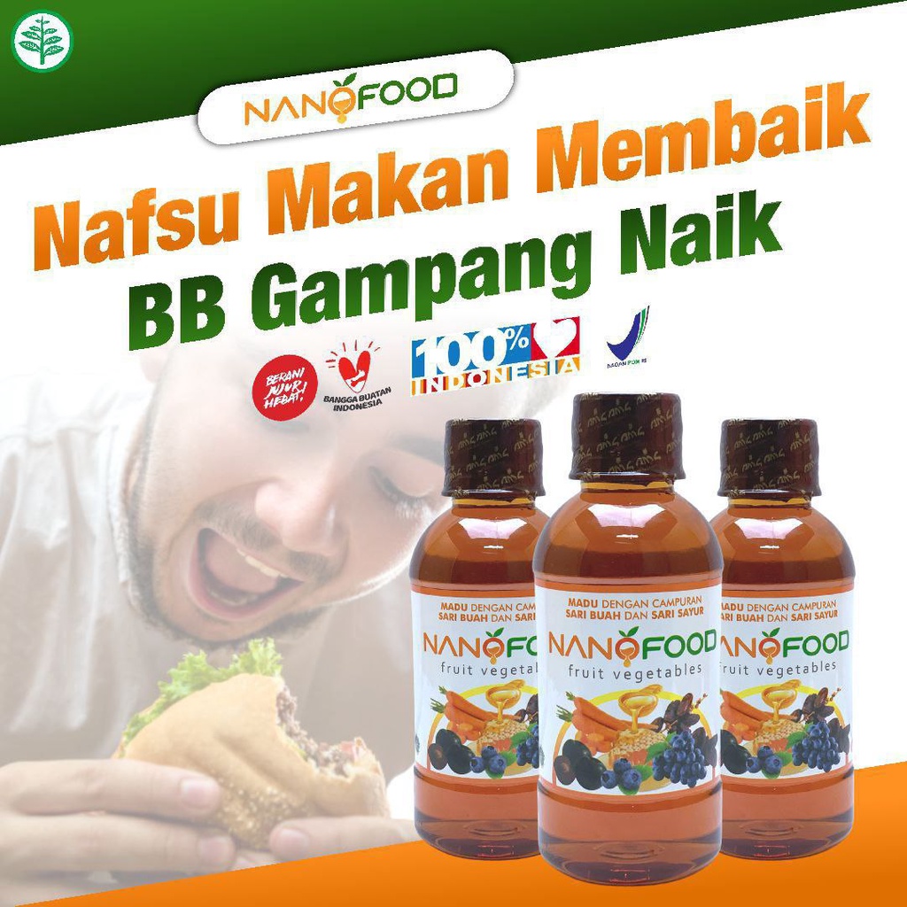 Madu Nanofood - Nano Food Madu Multivitamin Anak & Dewasa