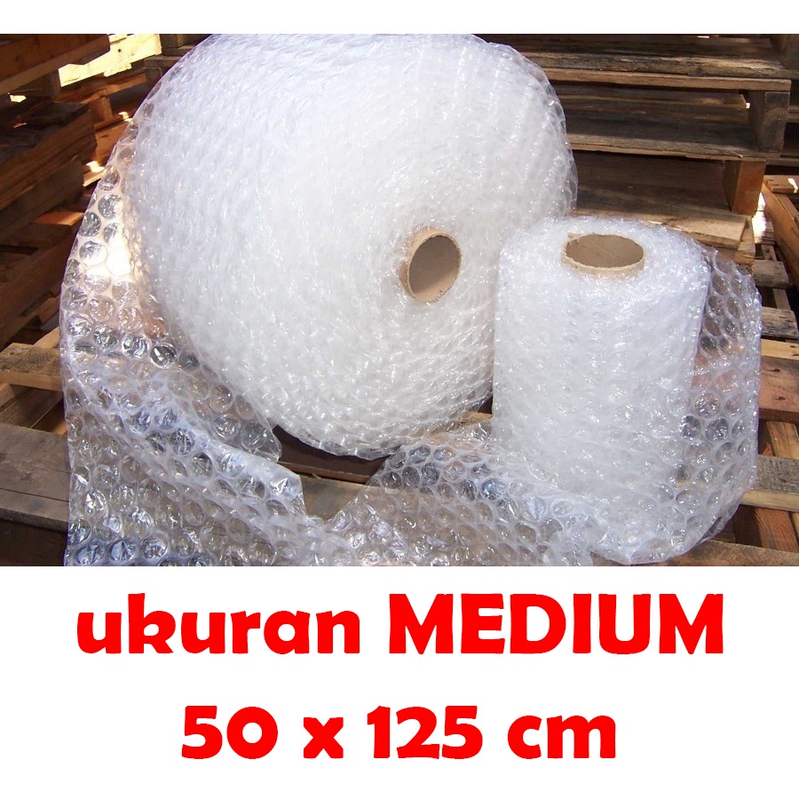 

Packing Tambahan Bubble Wrap Sedang (+-50x125 cm) - Grosir Kresek