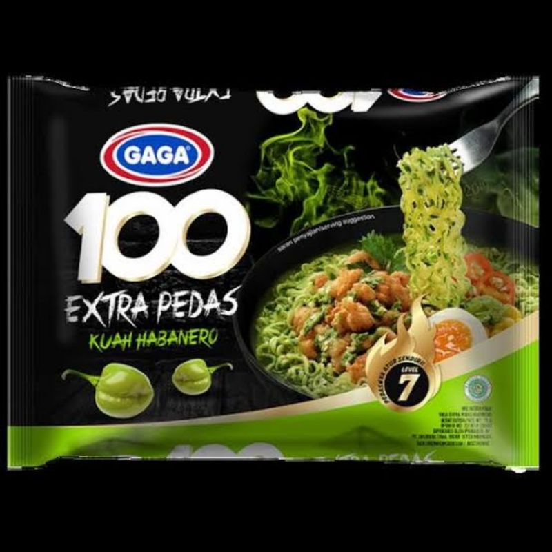 

Mie Gaga 100 Extra Pedas Goreng Habanero