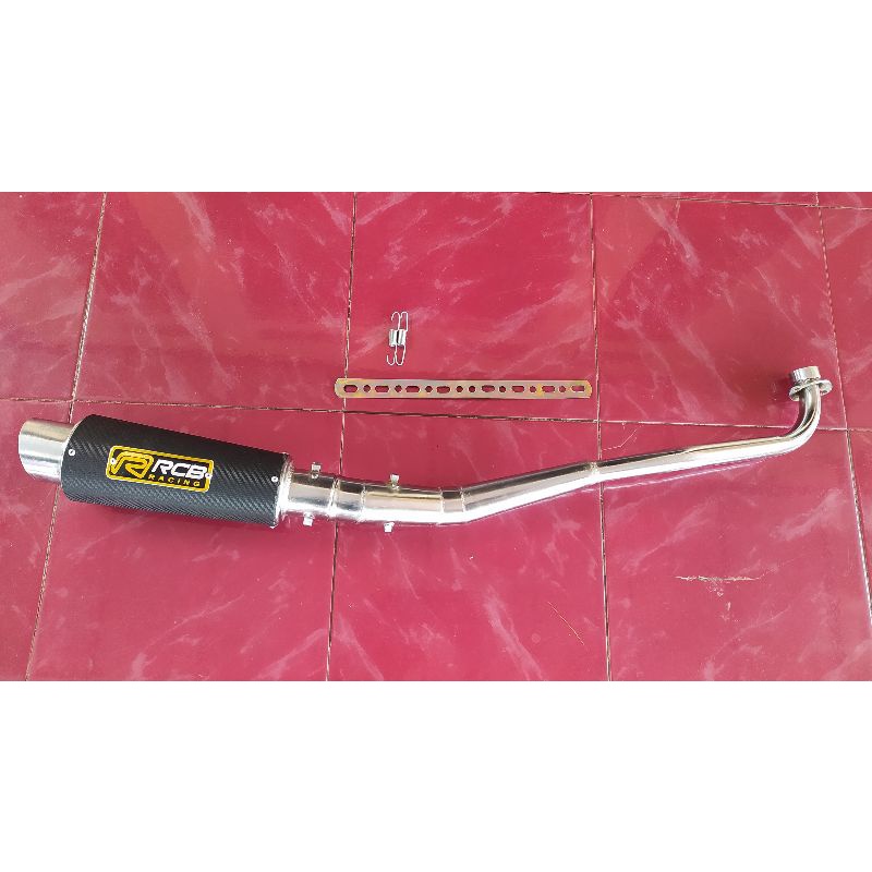 knalpot rcb karbon racing all bebek Supra, Revo, karisma, Blade, Kirana, Astrea, prima, Jupiter z, s