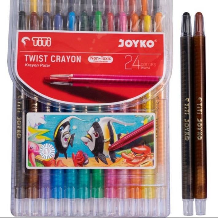 

Best - Crayon putar TITI 24 WARNA
