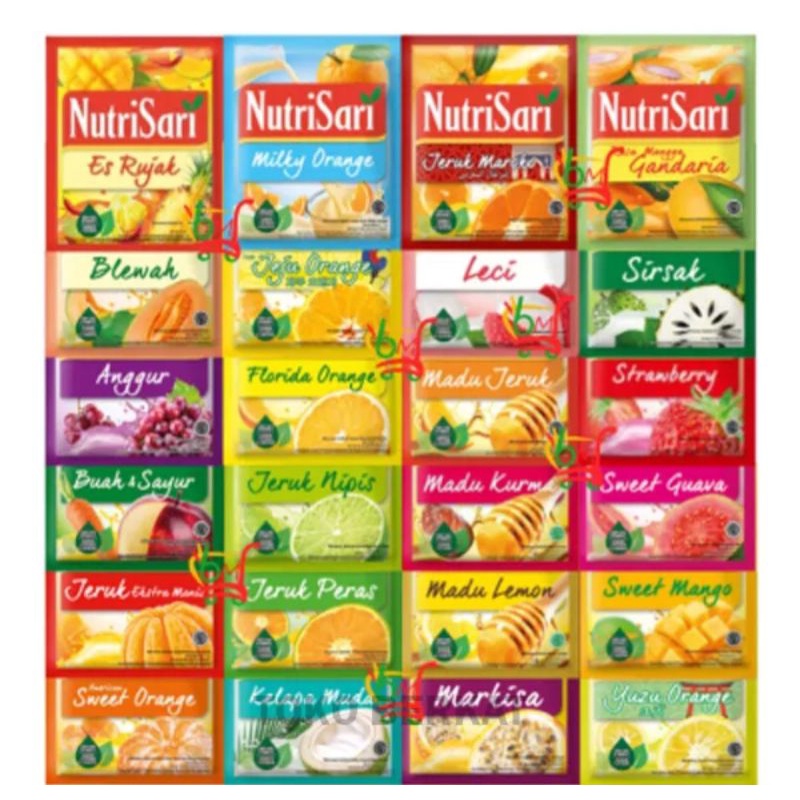 

NUTRI SARI Renceng isi 10 pcs 13 grm