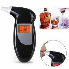 Digital Alcohol Breath Tester Detector Alat Ukur nafas Kadar Alkohol