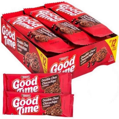 

[TM5] [ISI 3 PCS] Good Time Double Choc Chocochips Cookies 16gr isi 3 pcs