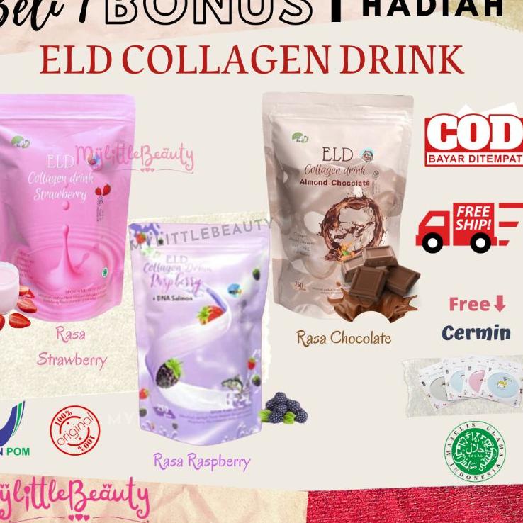 

✔✔SALE✔✔ ELD Collagen Minuman Colagen Original (BELI 1 Free Hadiah Cermin)