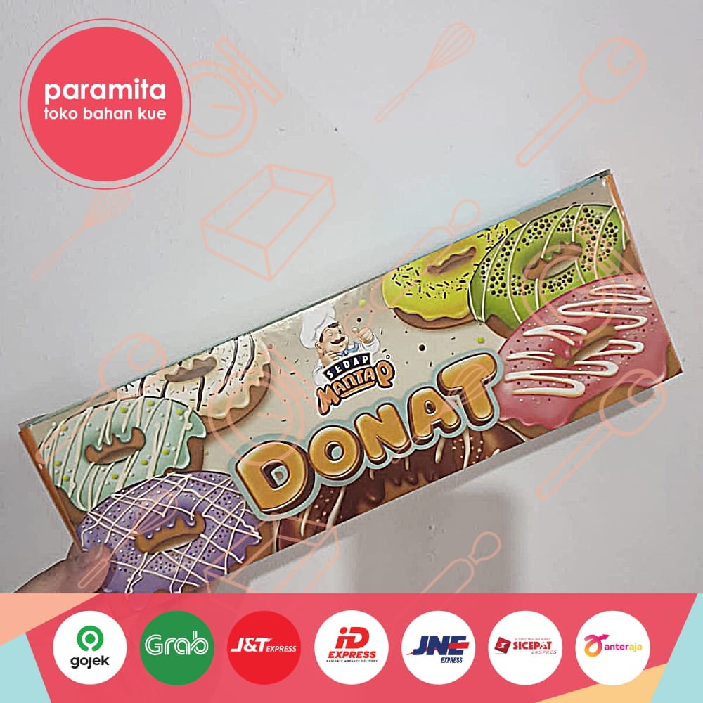 Sedap Mantap Kotak Donat (Muat 3 Donat) - 1 pcs