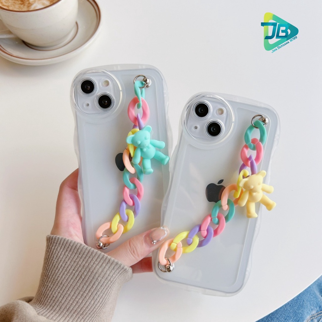 GC01 SOFTCASE GELOMBANG WAVE CLEAR RANTAI FOR OPPO A71 A74 A95 F19 A83 F1S A59 F5 YOUTH F7 F11 PRO RENO 4 4F 5 5F A94 F19 PRO 6 7 7Z A96 8 5G JB6953