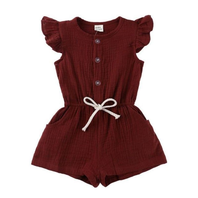 Jumpsuit Nanda Playsuit  Bayi Perempuan 6-24 Bulan Ruffle Baby Gum
