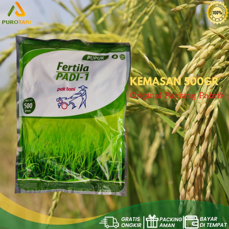 Pupuk Fertila Padi 1 500Gram Pak Tani Perbanyakan Anak Padi