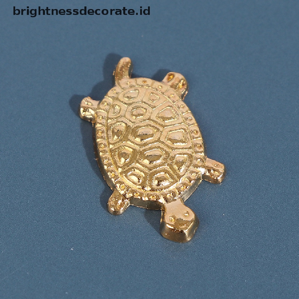 [Birth] 10pcs FengShui Golden Money Turtle Kura Keberuntungan Jepang Untuk Kekayaan Keberuntungan [ID]