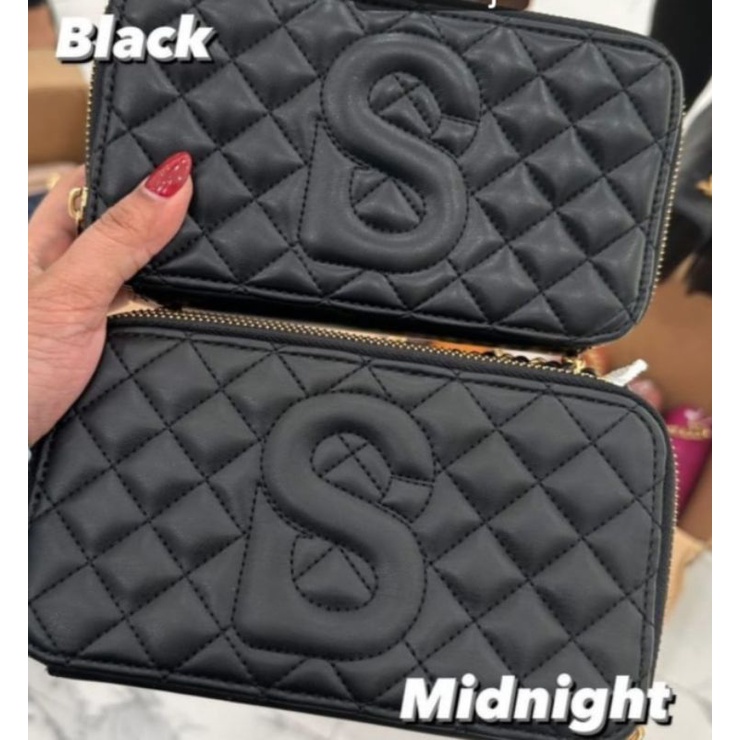 Siap Kirim Yura Bag Midnight, Black & Raspberry by Buttonscarves