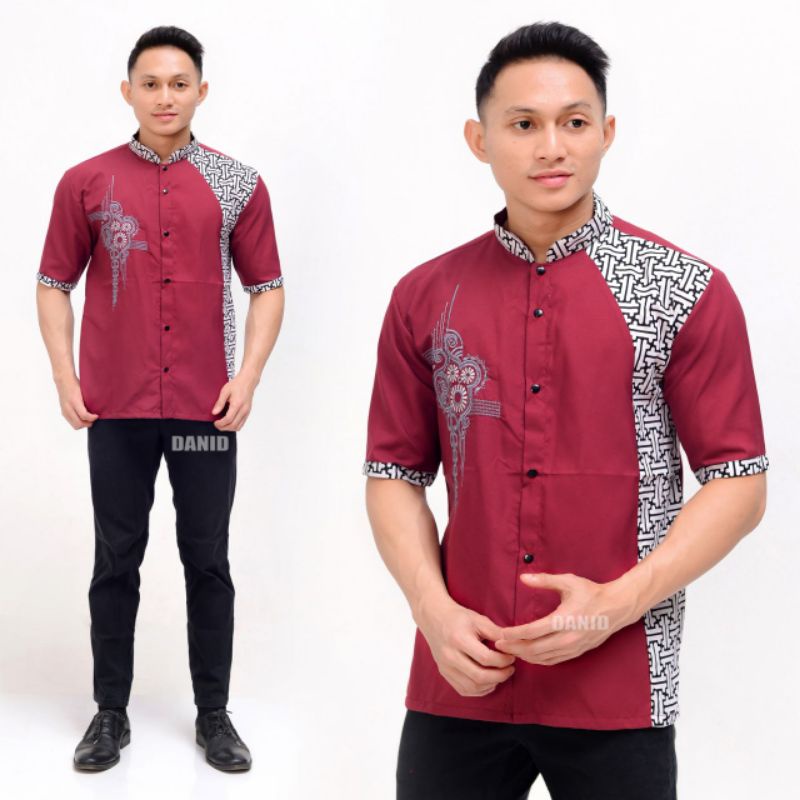 Baju Koko lengan pendek Koko lengan pendek dewasa terbaru modern