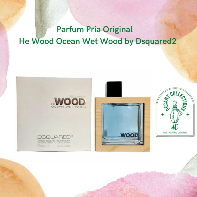 Parfum Pria Original He Wood Ocean Wet Wood by Dsquared2