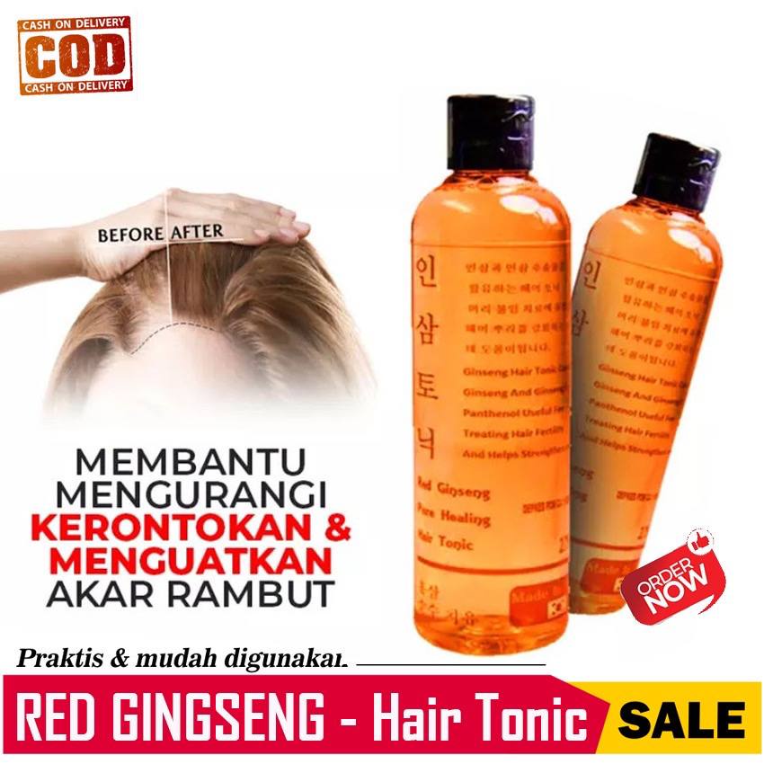 [MS] RED GINSENG HAIR TONIC ORIGINAL/PENUMBUH RAMBUT BOTAK