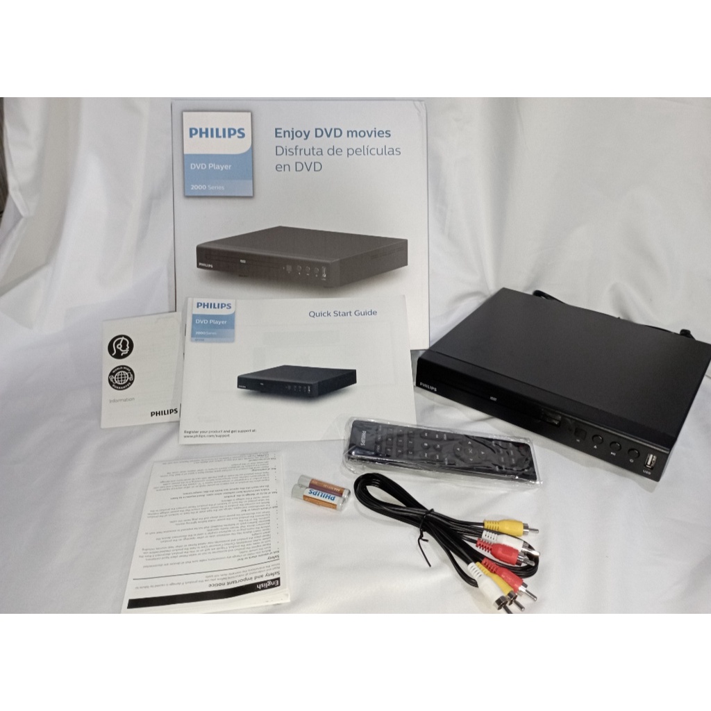 DVD VCD PLAYER PHILIPS TAEP200 HDMI USB DOLBY AUDIO