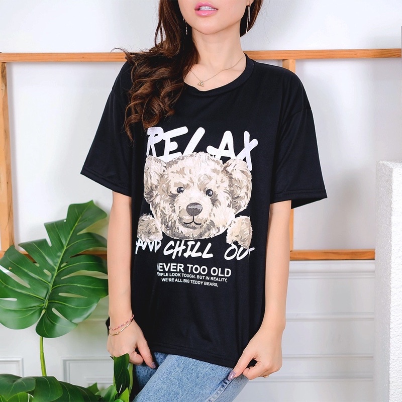 Kaos Oversize Pria Wanita Tshirt RELAX