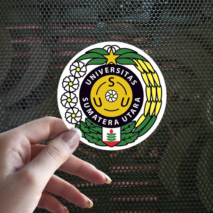 Skin Sticker Decal Vinyl Tahan Air Universitas Sumatera Utara Usu
