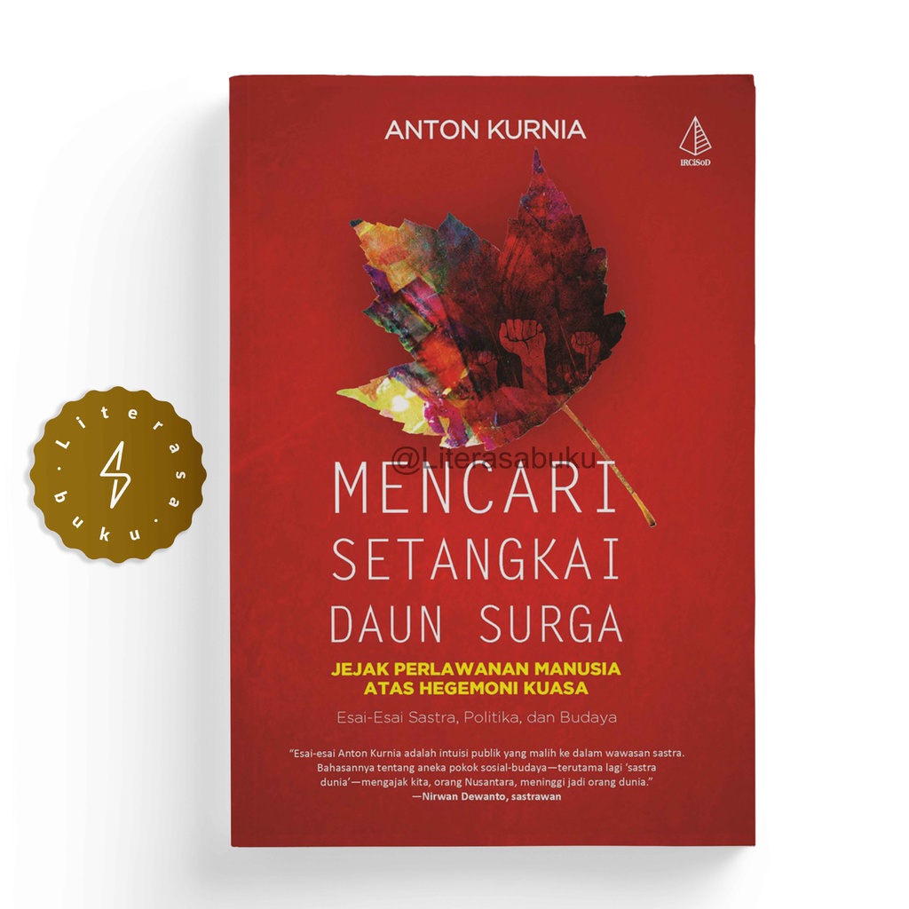 BUKU MENCARI SETANGKAI DAUN SURGA - Anton Kurnia