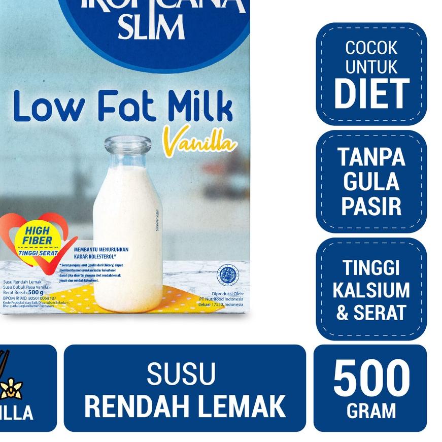 

Promo | KBM|Tropicana Slim Susu Low Fat Vanilla 500gr - Bantu Turunkan Kolesterol