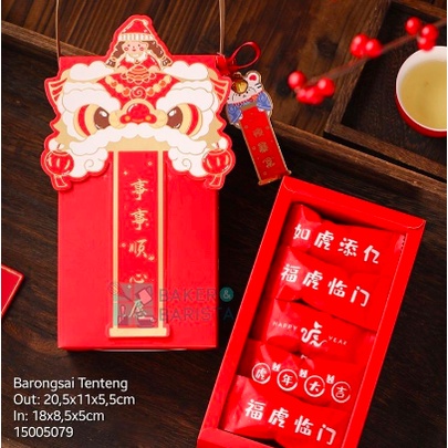 

imlek box barongsai tenteng 18x8,5x5cm box nastar taiwan kue sincia