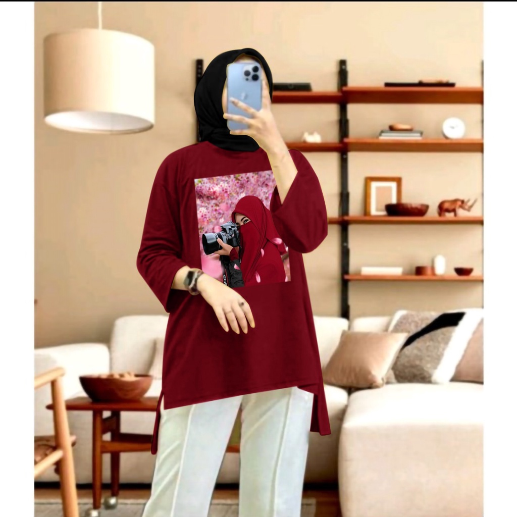 TUNIK NEW MUSLIMAH MARSHANDA HIJAB JUMBO XXL~TERBARU BAJU OVERSIZE WANITA KEREN MASA KINI DAN TERLARIS