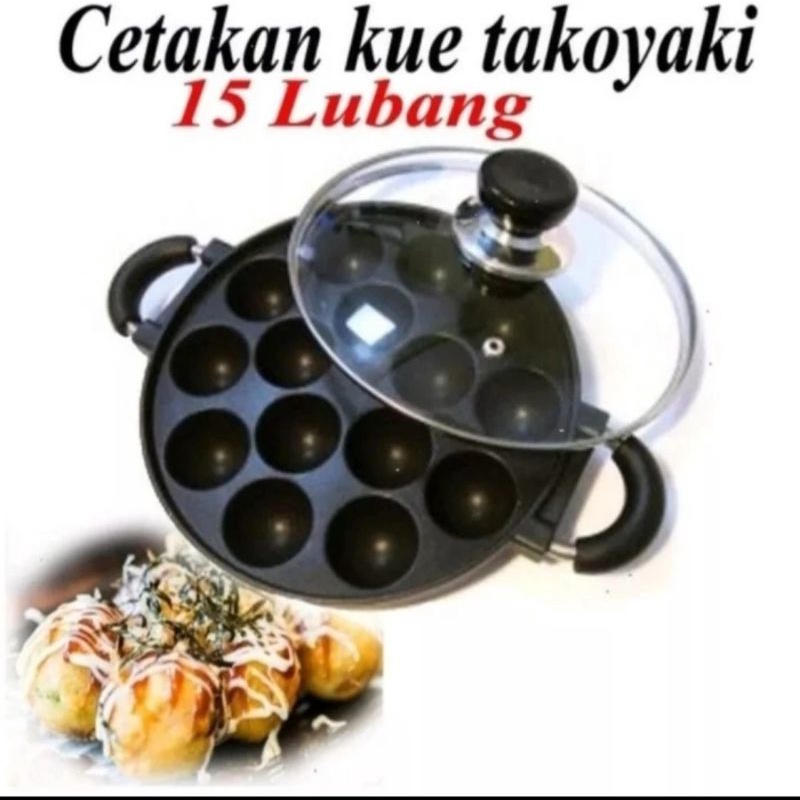 Cetakan kue takoyaki /cetakan kue cubit /cetakan kue lumpur teflon anti lengket