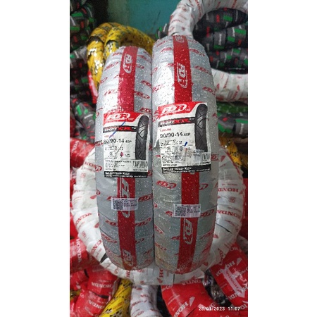 Promo!!! sepasang new ban tubles fdr sport xr evo 80/90-14 &amp; 90/90-14, produk dijamin asli ori !!! free pentil !!!