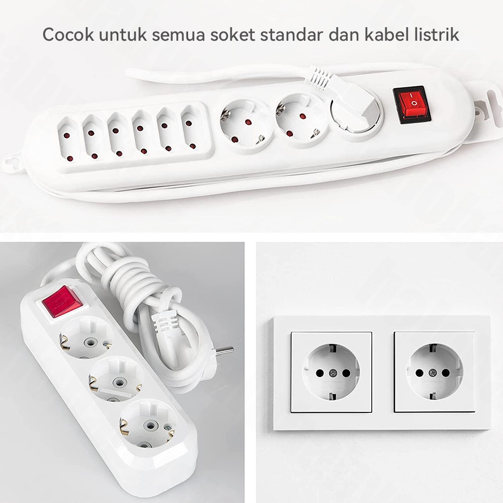 Halo Baby penutup colokan listrik Bayi/tutup stop kontak listrik Baby Safety Socket Cover Pelindung Bayi