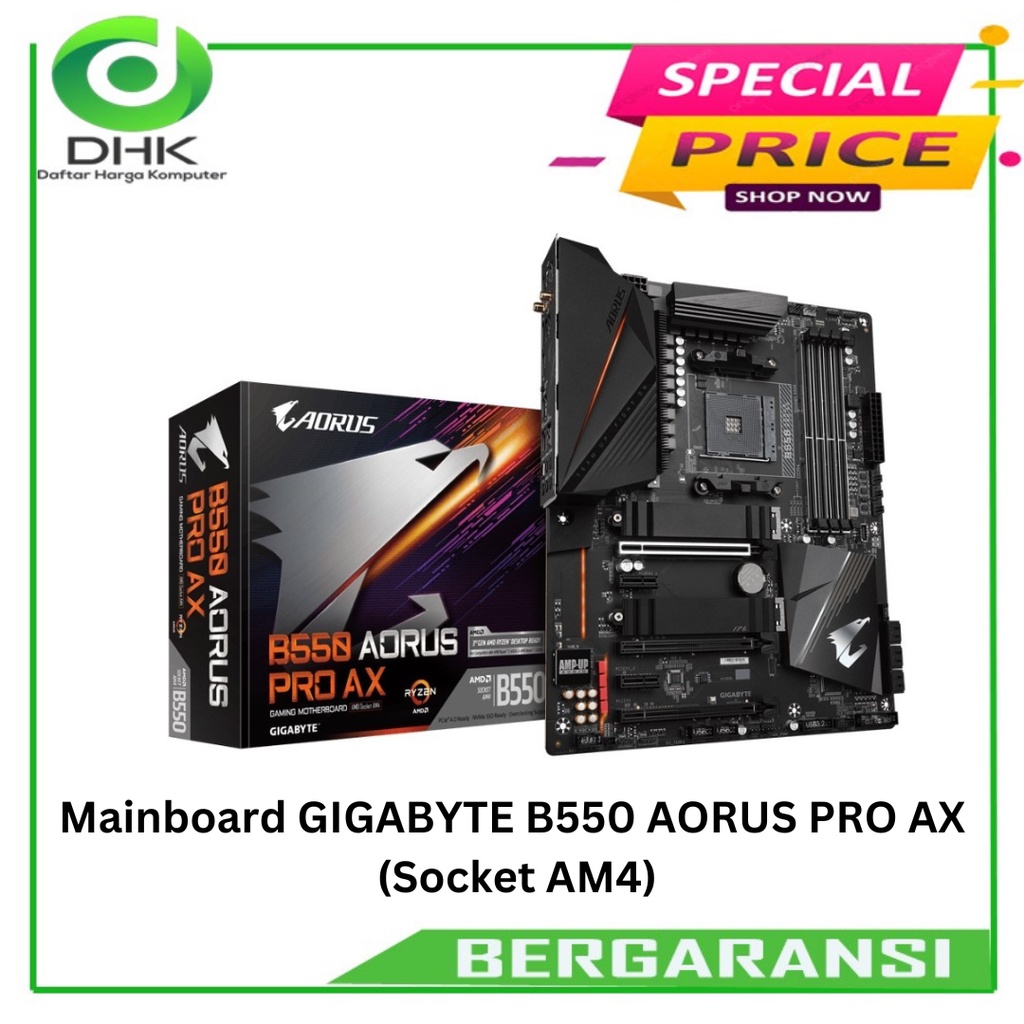 Mainboard GIGABYTE B550 AORUS PRO AX (Socket AM4)