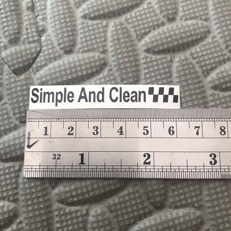 

stiker simple and clean