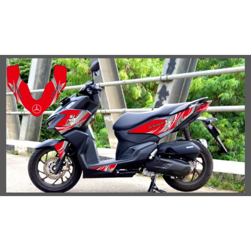 striping sticker vario 160 livery bus po haryanto transparan custame