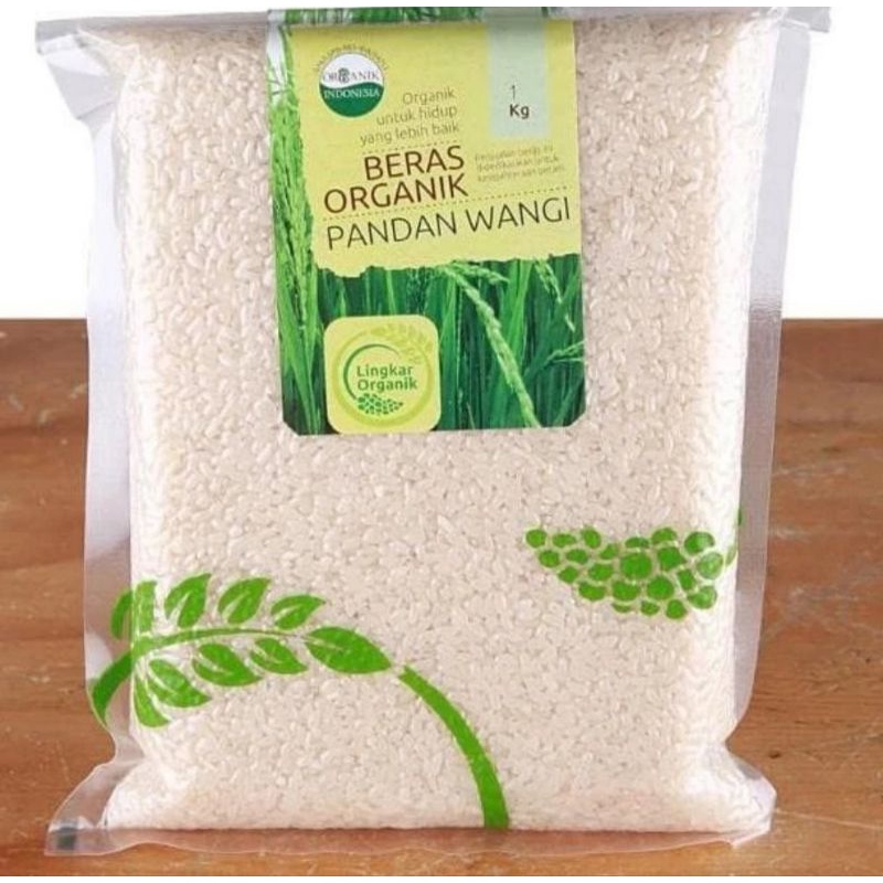 

Lingkar Organik Beras Pandan Wangi Organik 1 Kg Beras MPASI