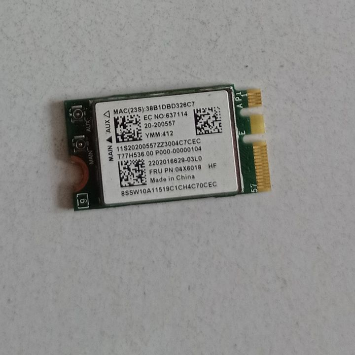 Wifi Notebook Lenovo Ideapad E10-30 WLAN Wireless Bekas Ori Second 48