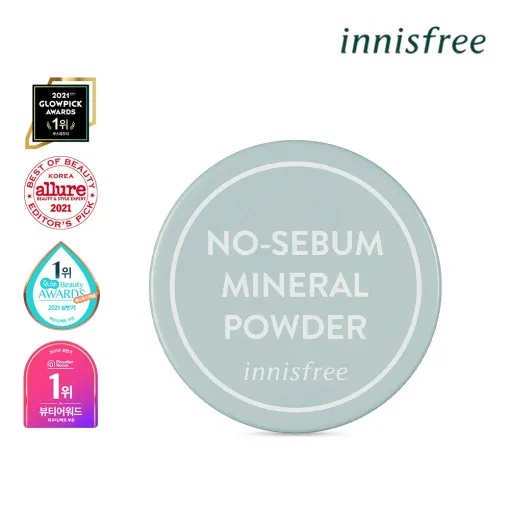 Innisfree No Sebum Mineral Powder 5g BedakTabur ORI KOREA