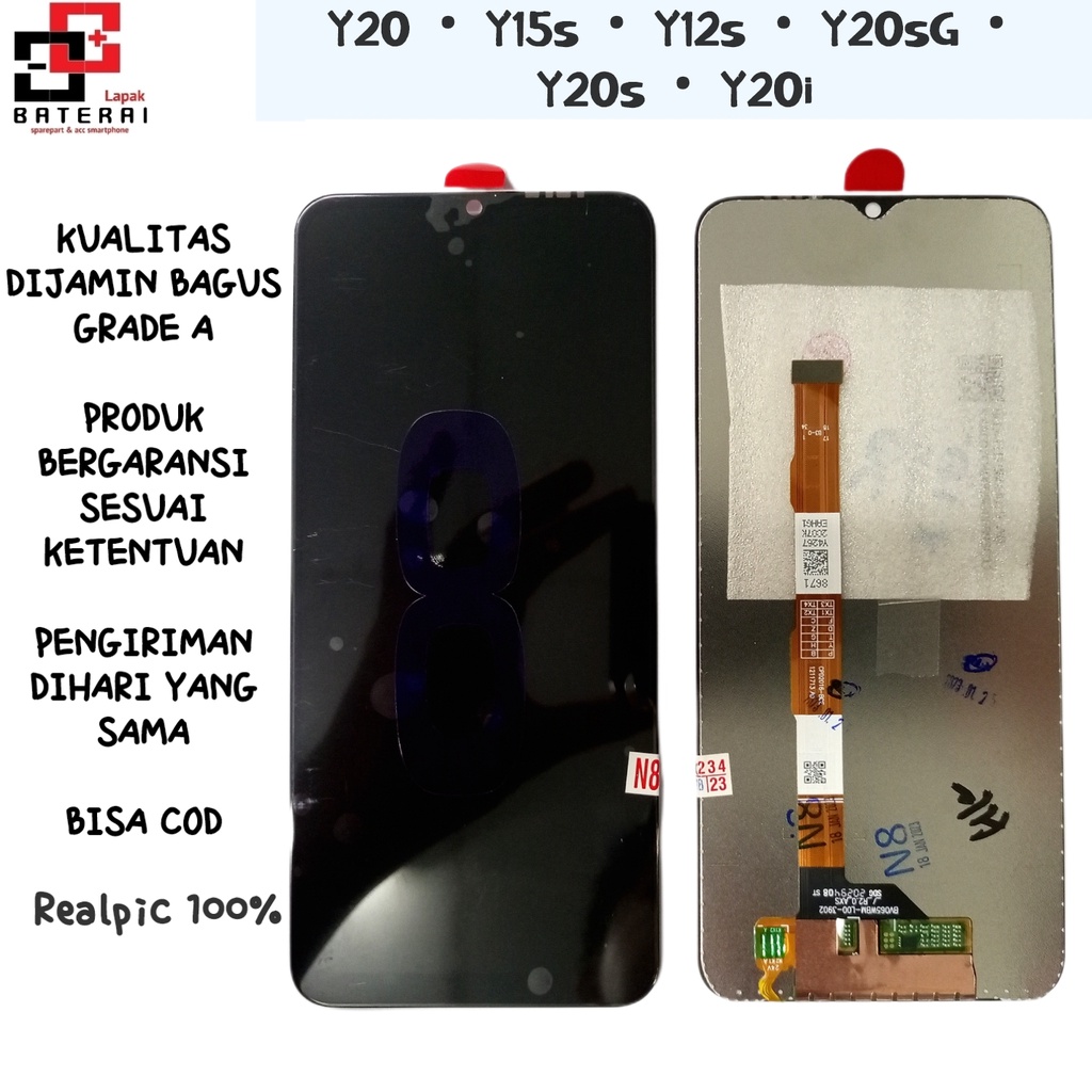 Lcd Vivo Y20 | Vivo V2029 Fullset Touchscreen High Quality | OEM | GRADE A