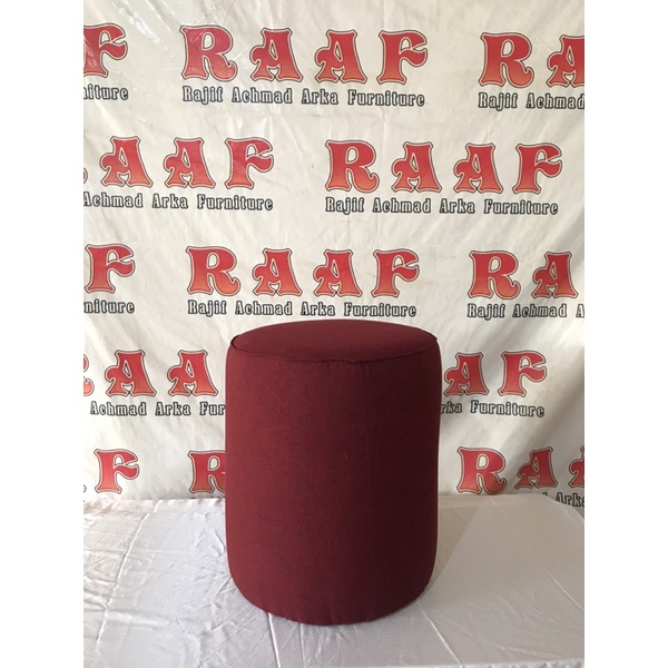 sofa stool bulat polos // sofa bulat // stool kecil bulat // stool rias