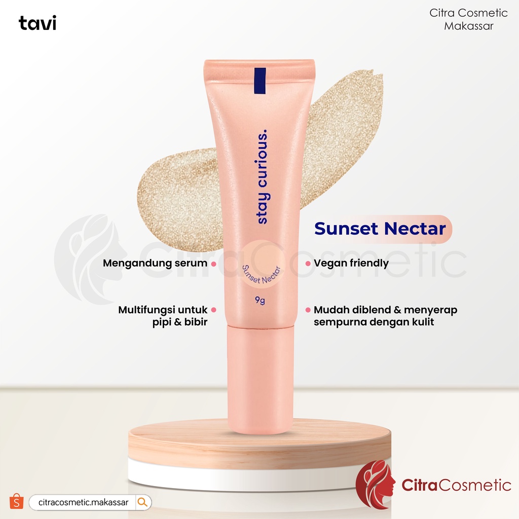 Tavi Color Play Face Tint 9 G (Serum Infused Blush &amp; Highlighter)